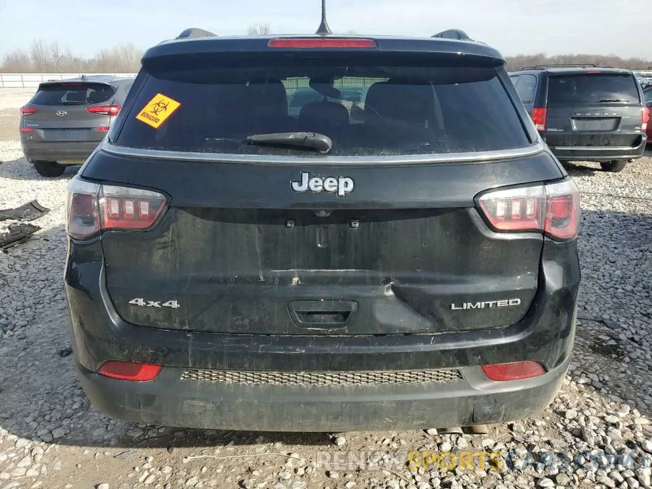 6 fotografías del automóvil dañado 3C4NJDCB0KT672458 JEEP COMPASS 2019