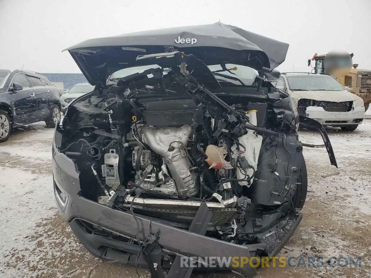 5 fotografías del automóvil dañado 3C4NJDCB0KT854435 JEEP COMPASS 2019