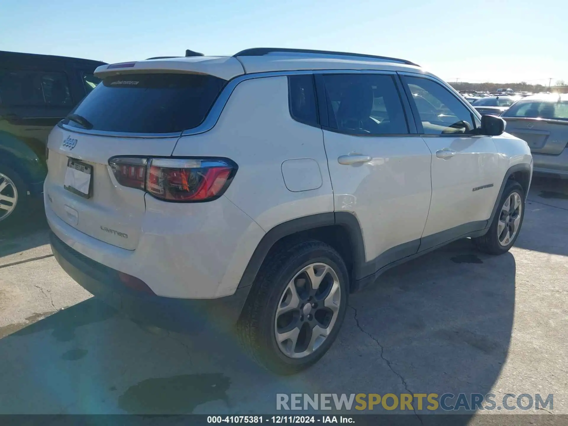 4 fotografías del automóvil dañado 3C4NJDCB1KT620921 JEEP COMPASS 2019
