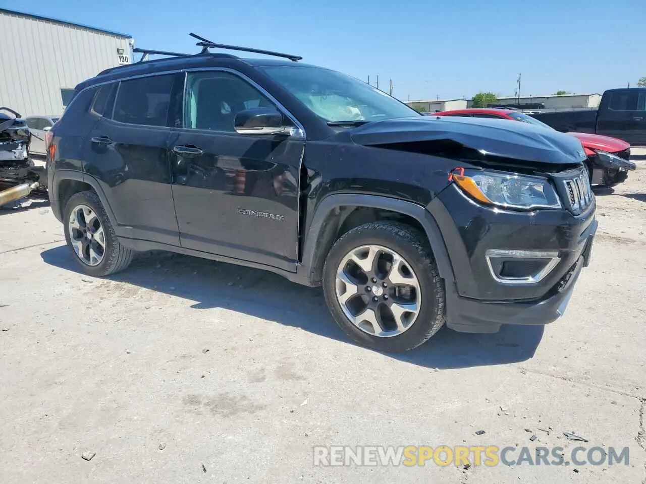 4 fotografías del automóvil dañado 3C4NJDCB1KT651148 JEEP COMPASS 2019