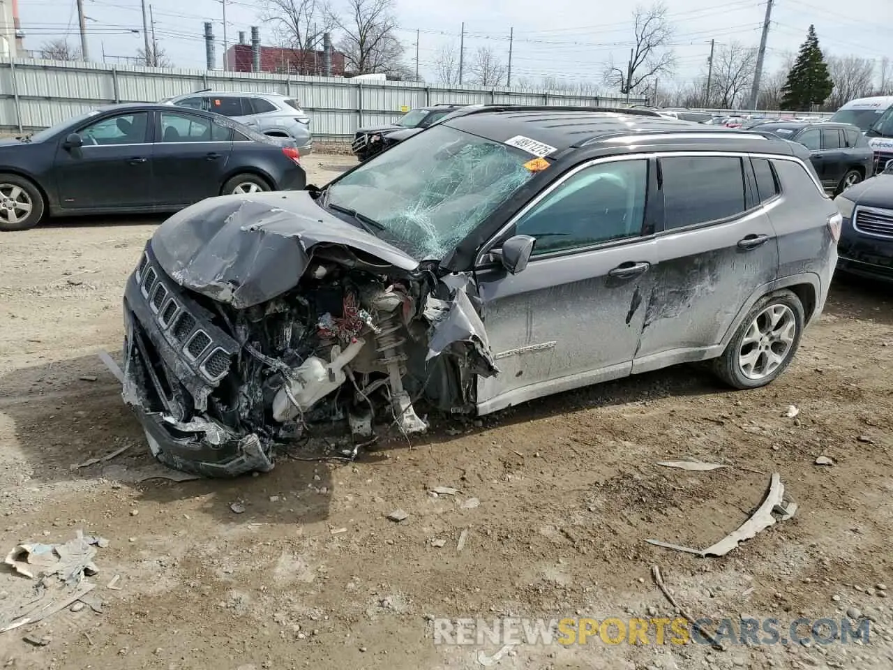 1 fotografías del automóvil dañado 3C4NJDCB1KT704656 JEEP COMPASS 2019