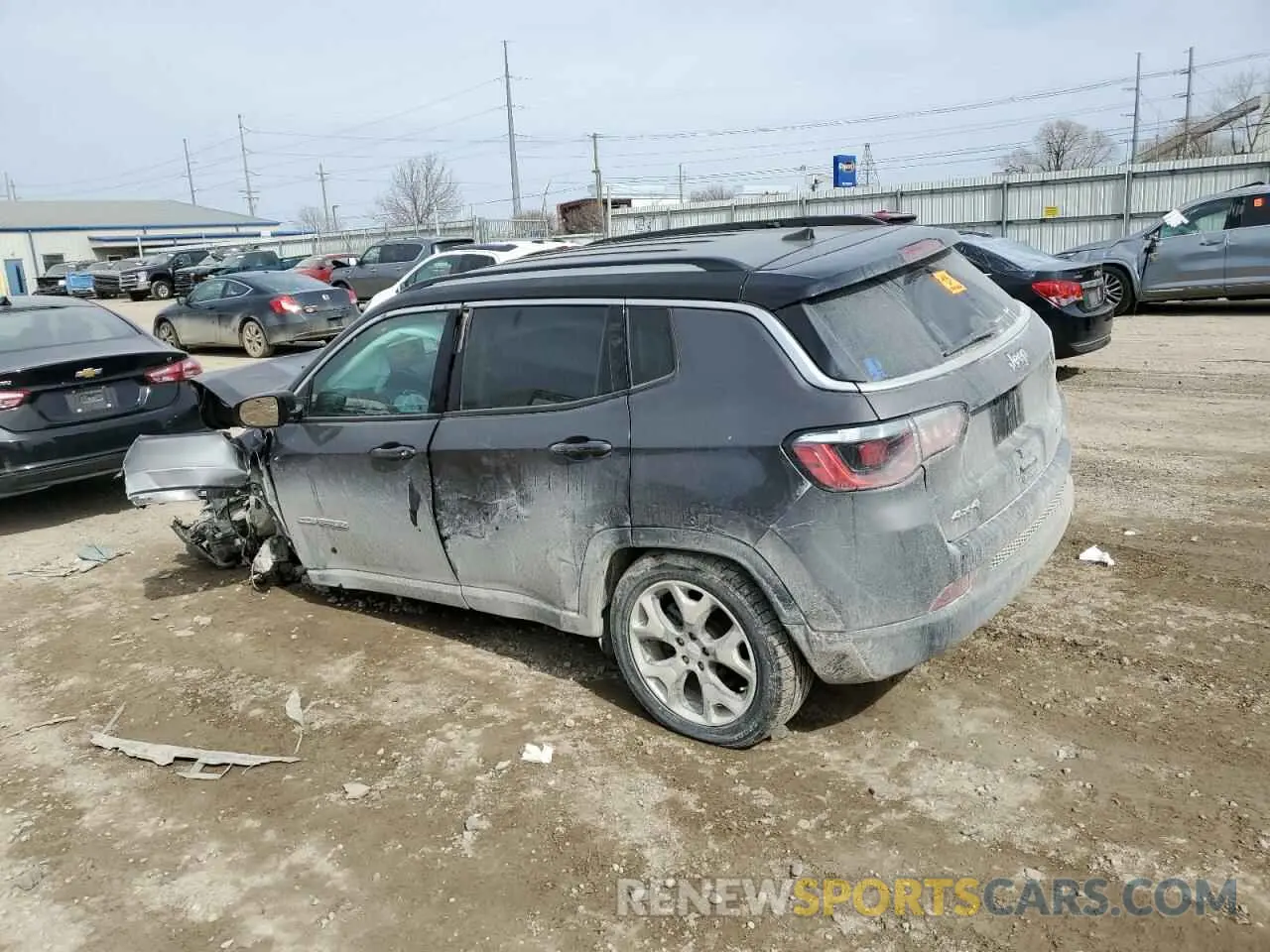2 fotografías del automóvil dañado 3C4NJDCB1KT704656 JEEP COMPASS 2019