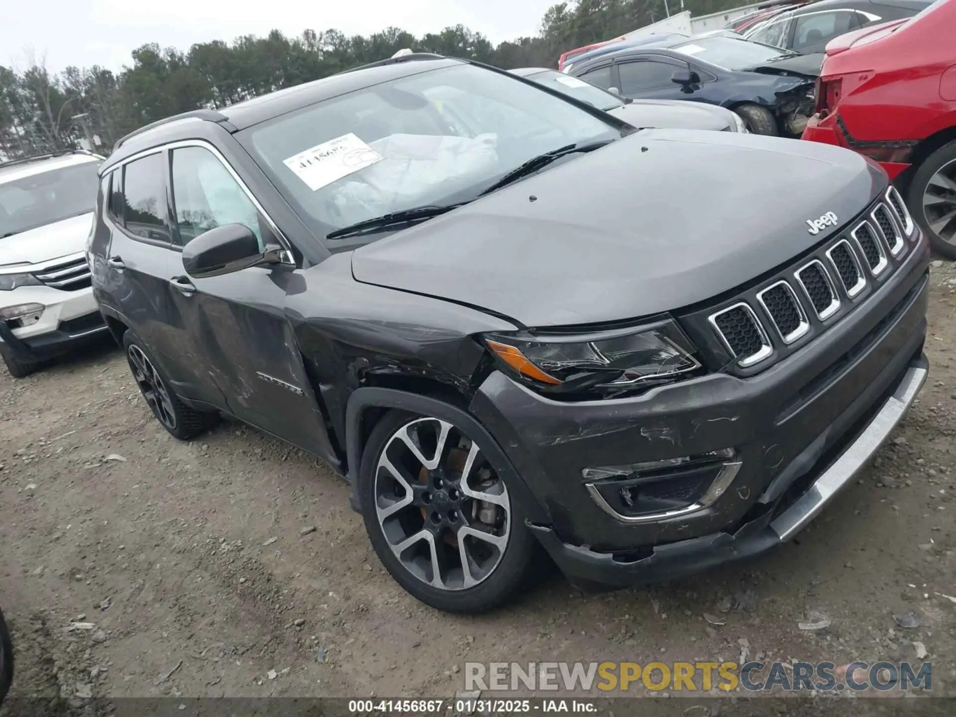1 fotografías del automóvil dañado 3C4NJDCB2KT647108 JEEP COMPASS 2019
