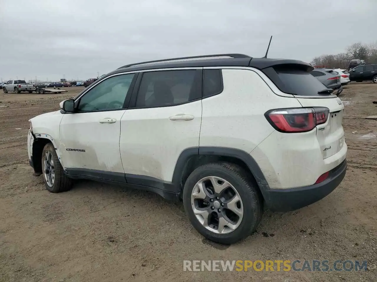 2 fotografías del automóvil dañado 3C4NJDCB2KT828290 JEEP COMPASS 2019