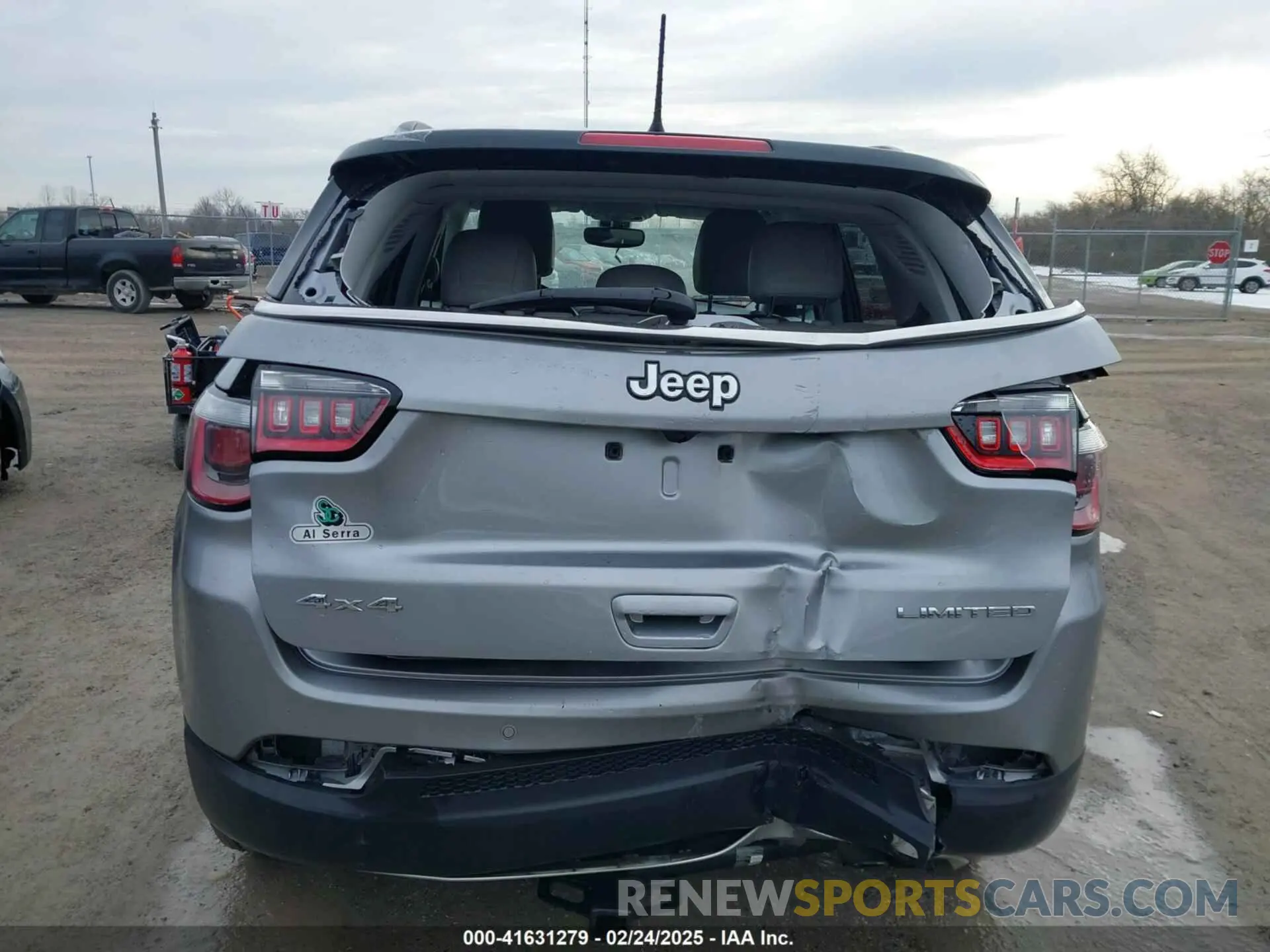6 fotografías del automóvil dañado 3C4NJDCB3KT673202 JEEP COMPASS 2019