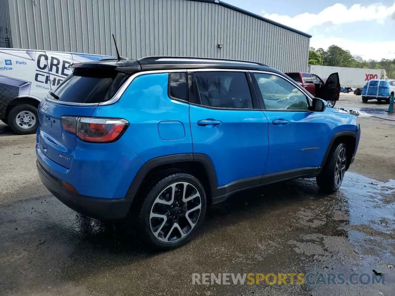 3 fotografías del automóvil dañado 3C4NJDCB3KT730837 JEEP COMPASS 2019