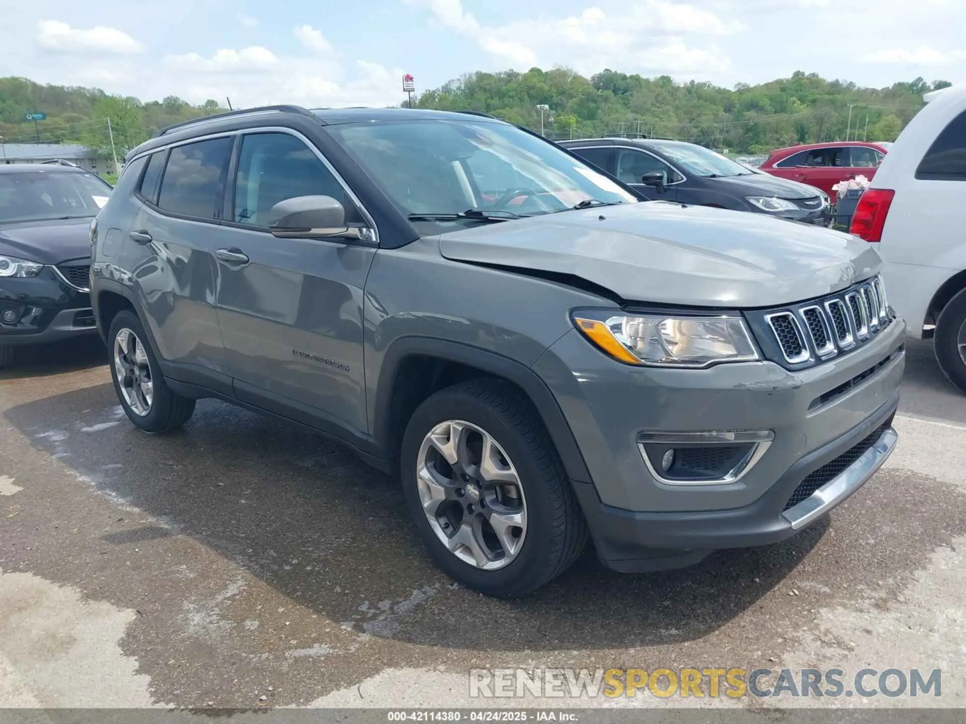1 fotografías del automóvil dañado 3C4NJDCB3KT734161 JEEP COMPASS 2019