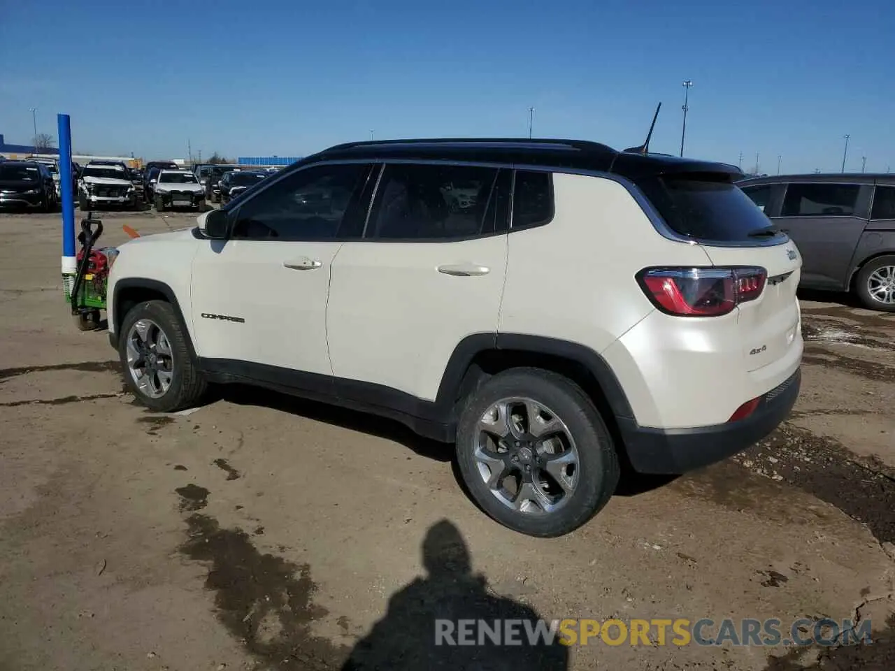 2 fotografías del automóvil dañado 3C4NJDCB3KT842554 JEEP COMPASS 2019