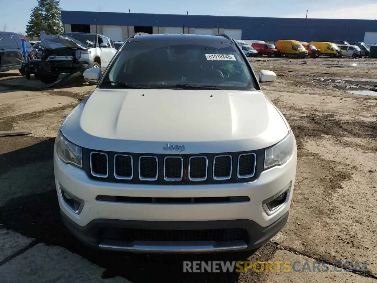 5 fotografías del automóvil dañado 3C4NJDCB3KT842554 JEEP COMPASS 2019