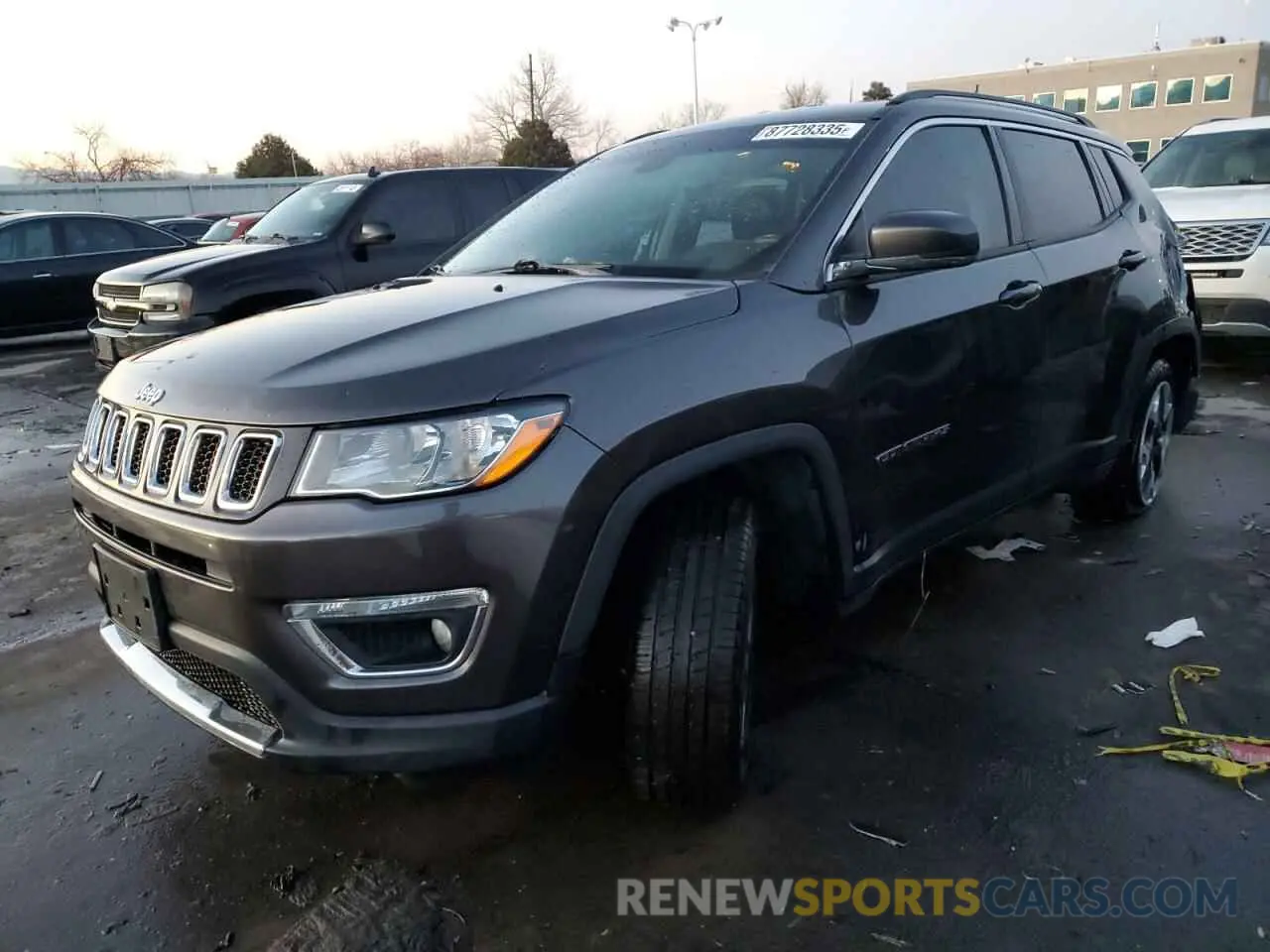 1 fotografías del automóvil dañado 3C4NJDCB4KT620606 JEEP COMPASS 2019