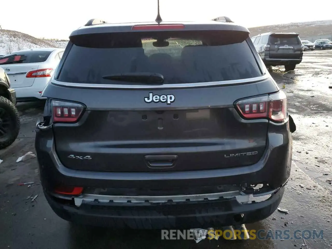 6 fotografías del automóvil dañado 3C4NJDCB4KT620606 JEEP COMPASS 2019