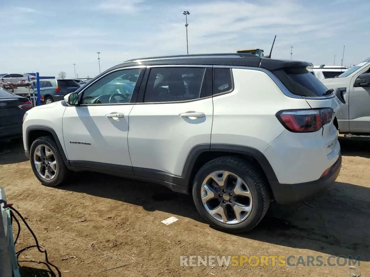2 fotografías del automóvil dañado 3C4NJDCB4KT791758 JEEP COMPASS 2019