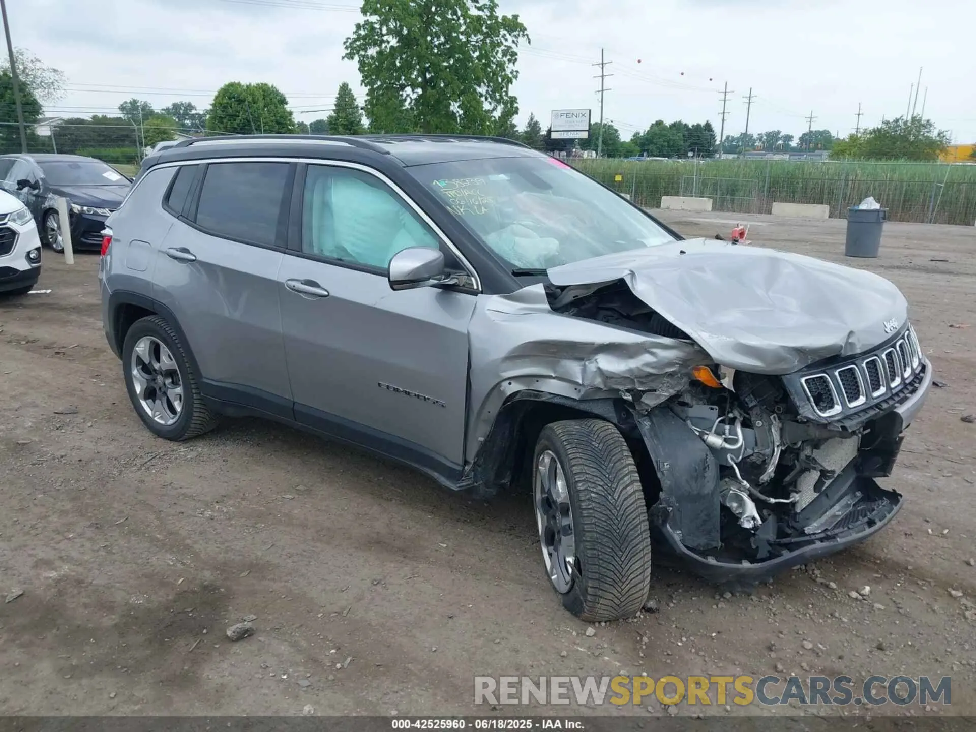 1 fotografías del automóvil dañado 3C4NJDCB4KT842577 JEEP COMPASS 2019
