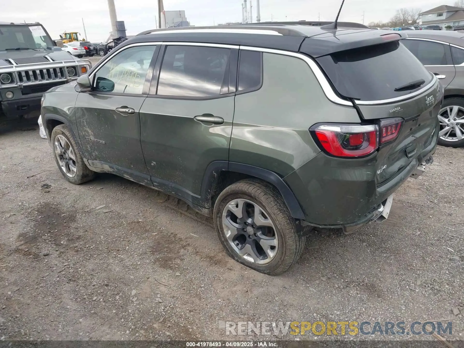 3 fotografías del automóvil dañado 3C4NJDCB5KT629864 JEEP COMPASS 2019