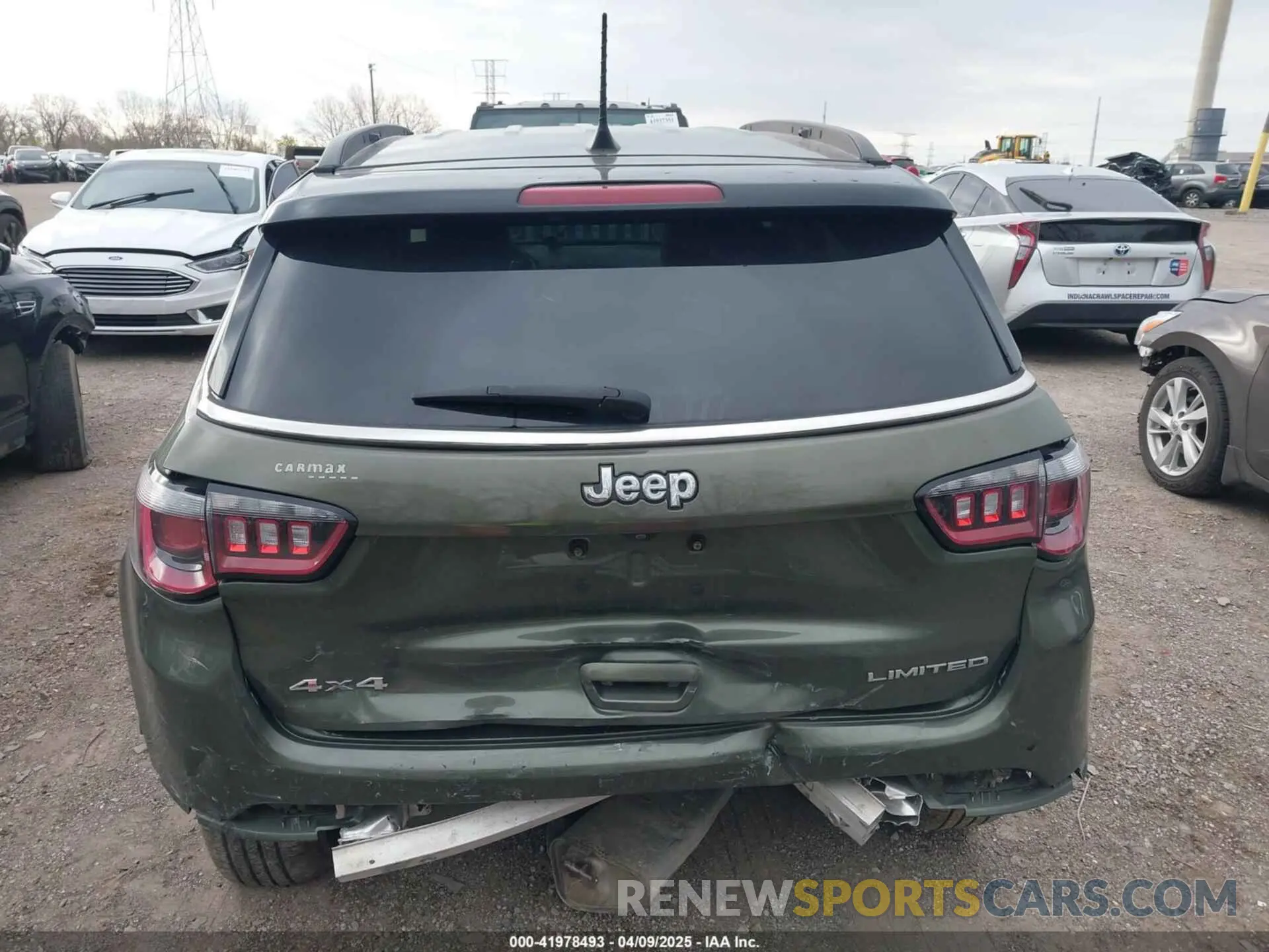 6 fotografías del automóvil dañado 3C4NJDCB5KT629864 JEEP COMPASS 2019