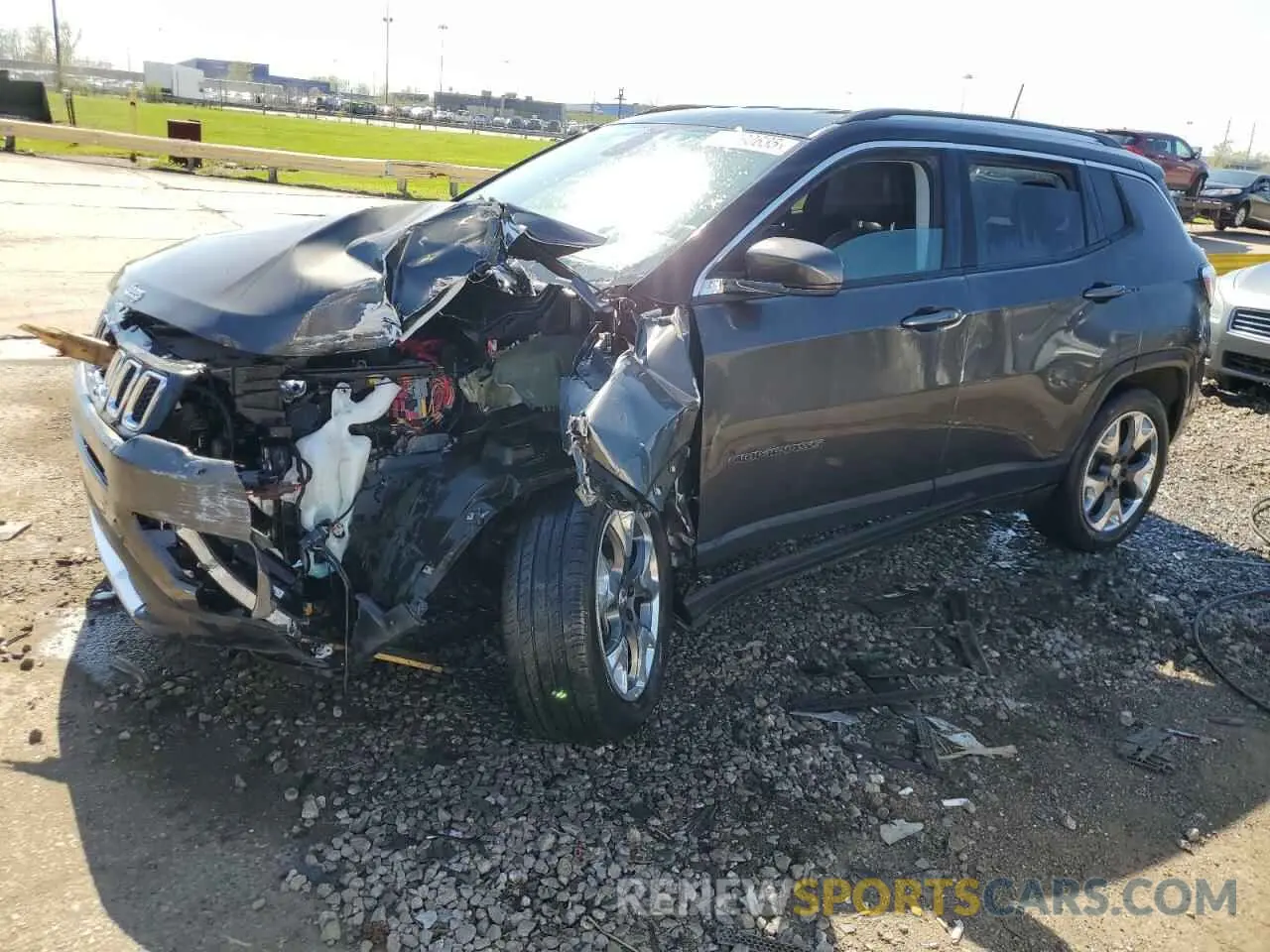 1 fotografías del automóvil dañado 3C4NJDCB5KT641769 JEEP COMPASS 2019
