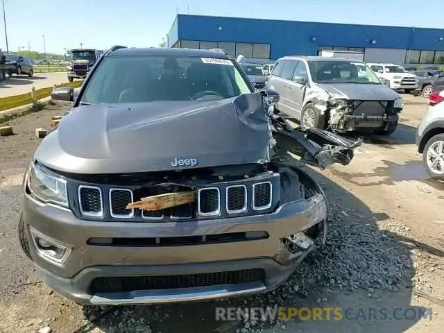 14 fotografías del automóvil dañado 3C4NJDCB5KT641769 JEEP COMPASS 2019