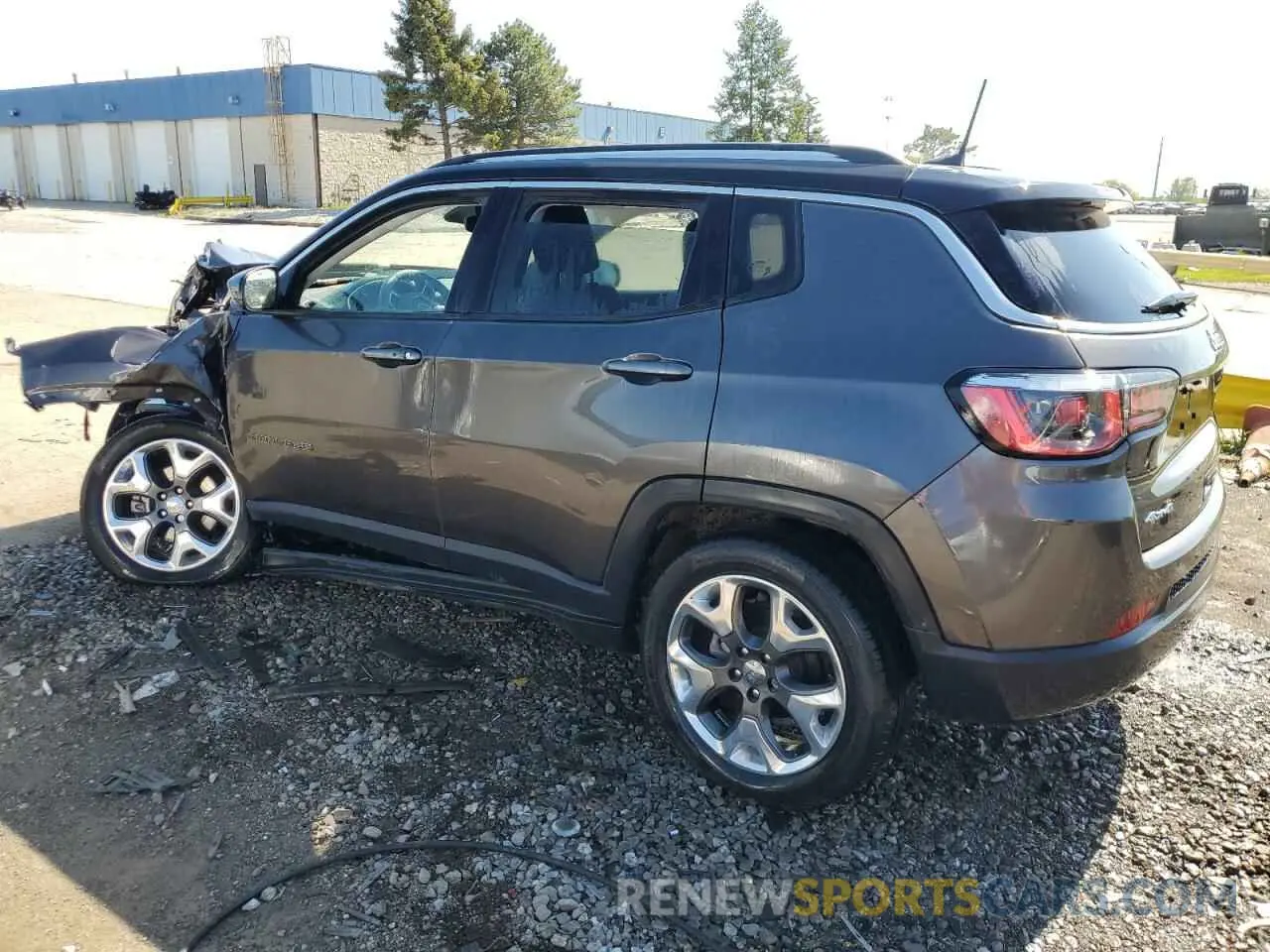 2 fotografías del automóvil dañado 3C4NJDCB5KT641769 JEEP COMPASS 2019