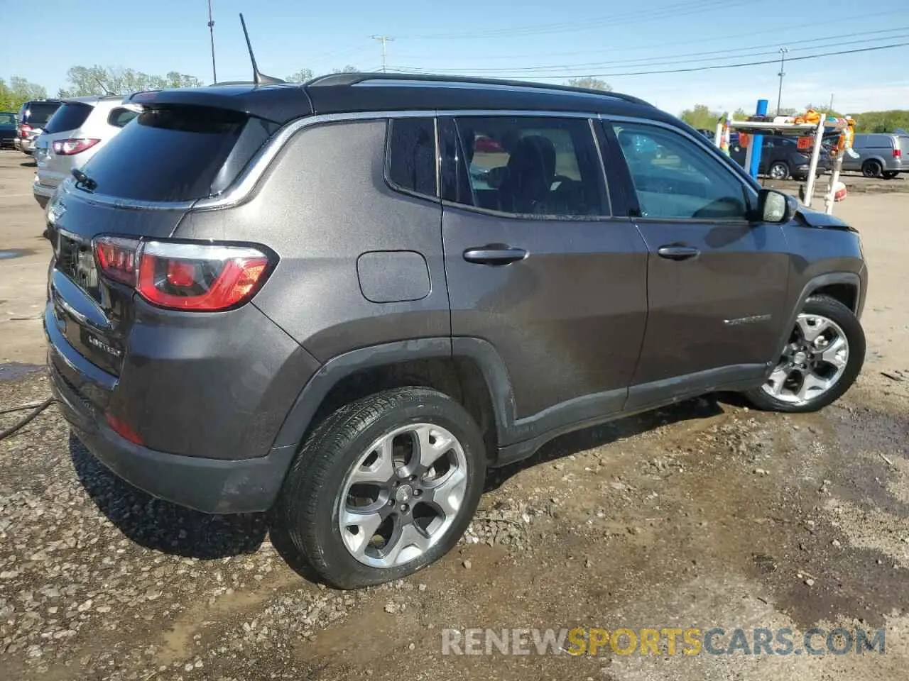 3 fotografías del automóvil dañado 3C4NJDCB5KT641769 JEEP COMPASS 2019