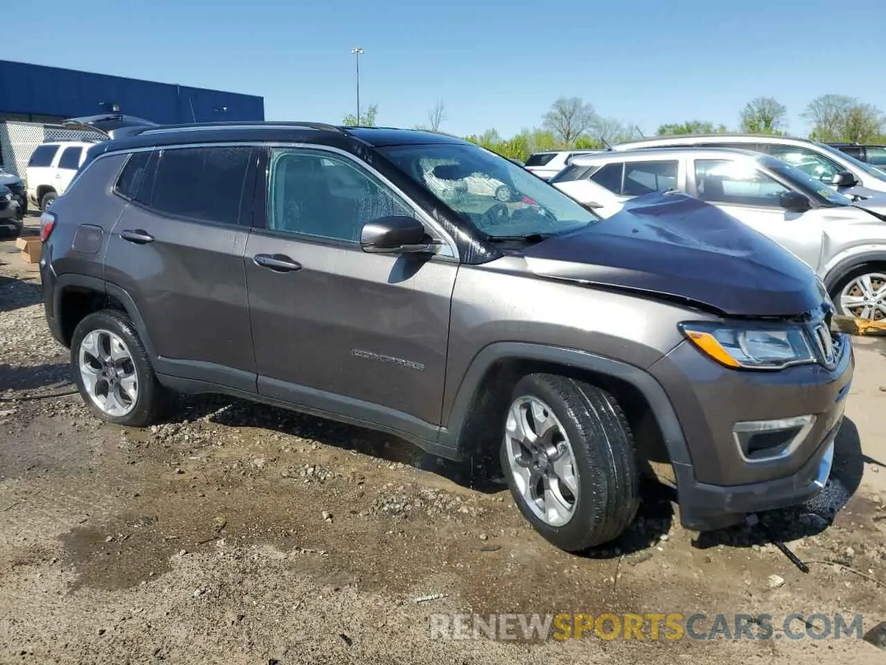 4 fotografías del automóvil dañado 3C4NJDCB5KT641769 JEEP COMPASS 2019