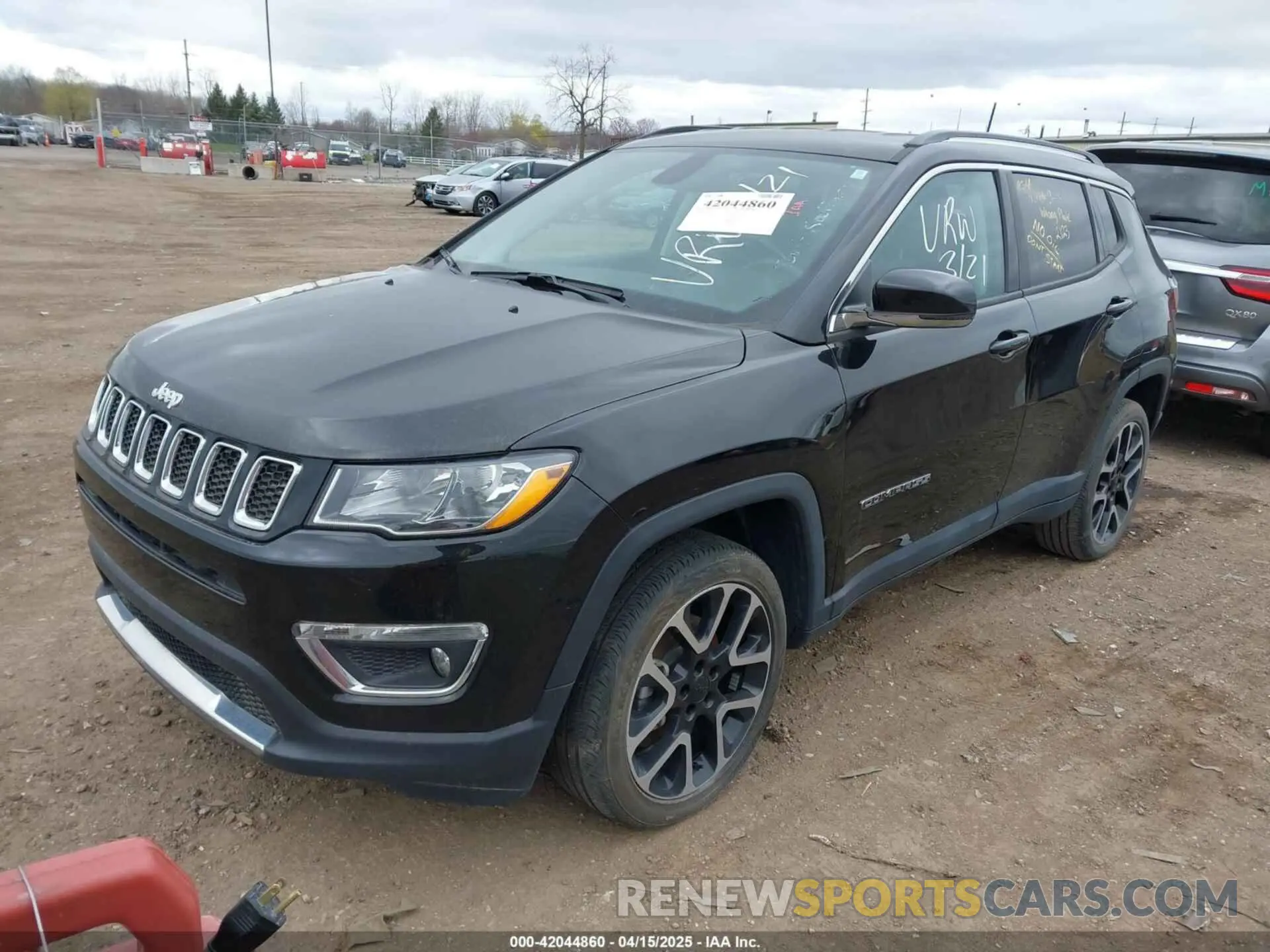 2 fotografías del automóvil dañado 3C4NJDCB5KT812231 JEEP COMPASS 2019