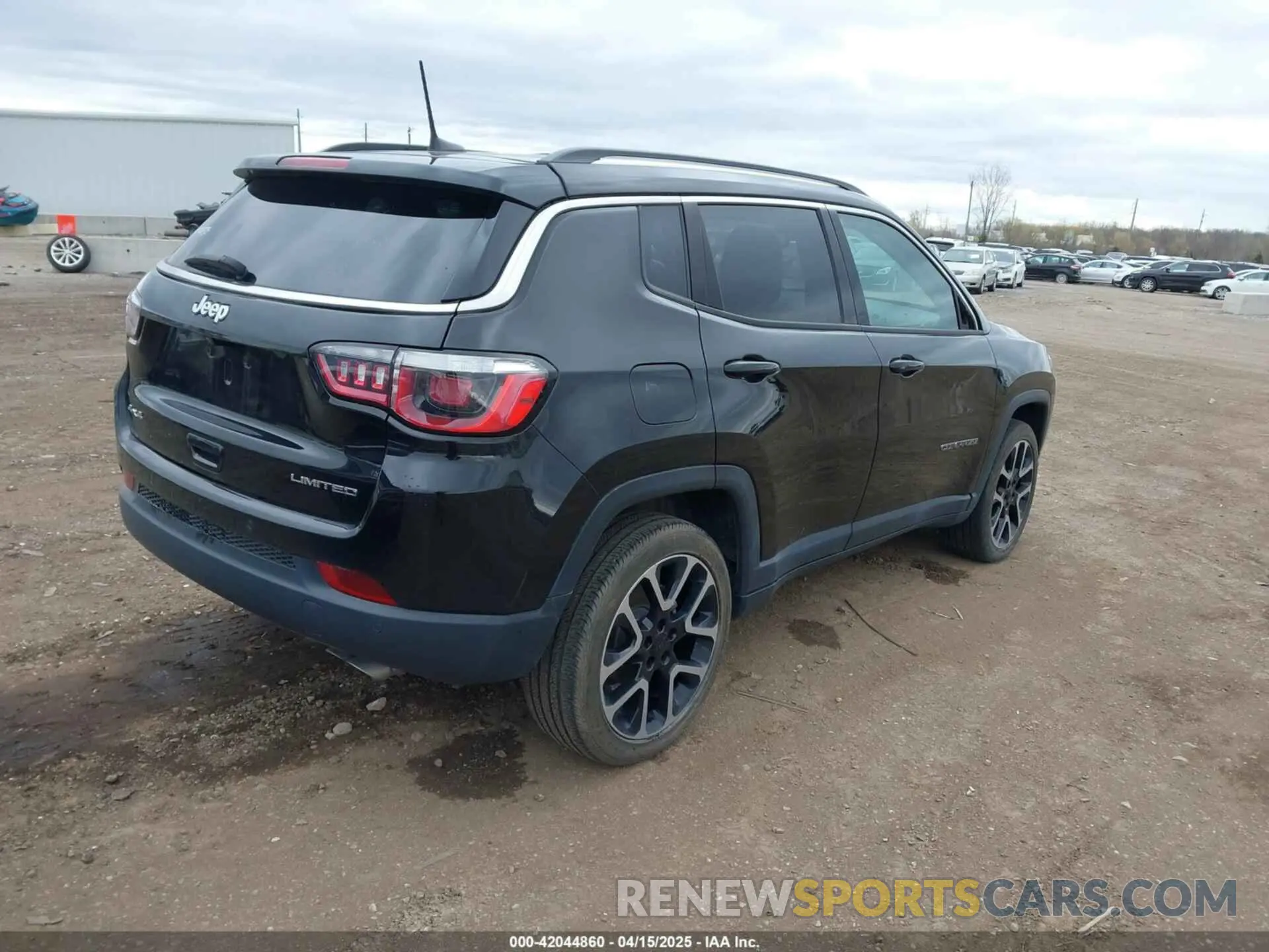 4 fotografías del automóvil dañado 3C4NJDCB5KT812231 JEEP COMPASS 2019