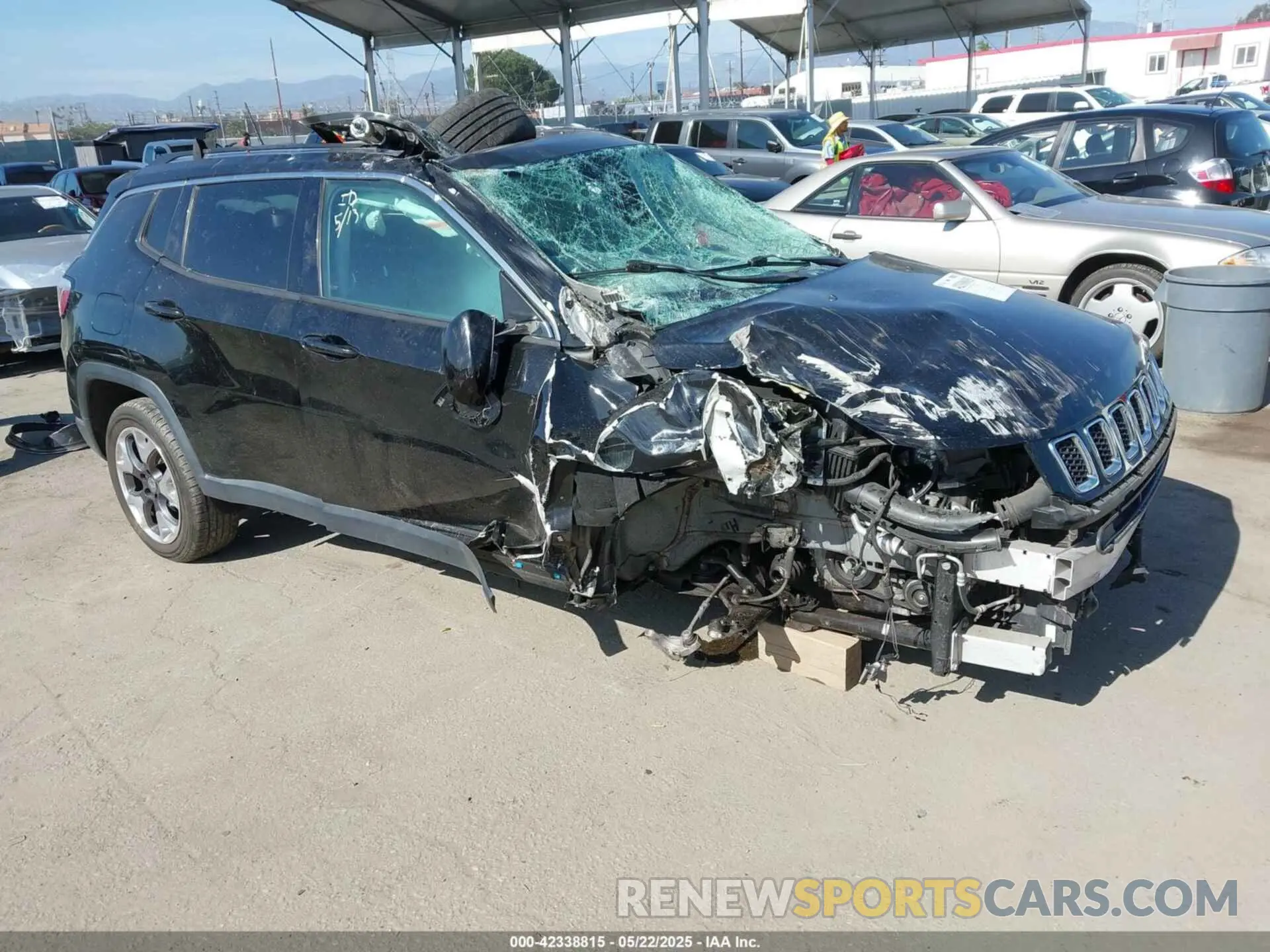 1 fotografías del automóvil dañado 3C4NJDCB6KT653901 JEEP COMPASS 2019