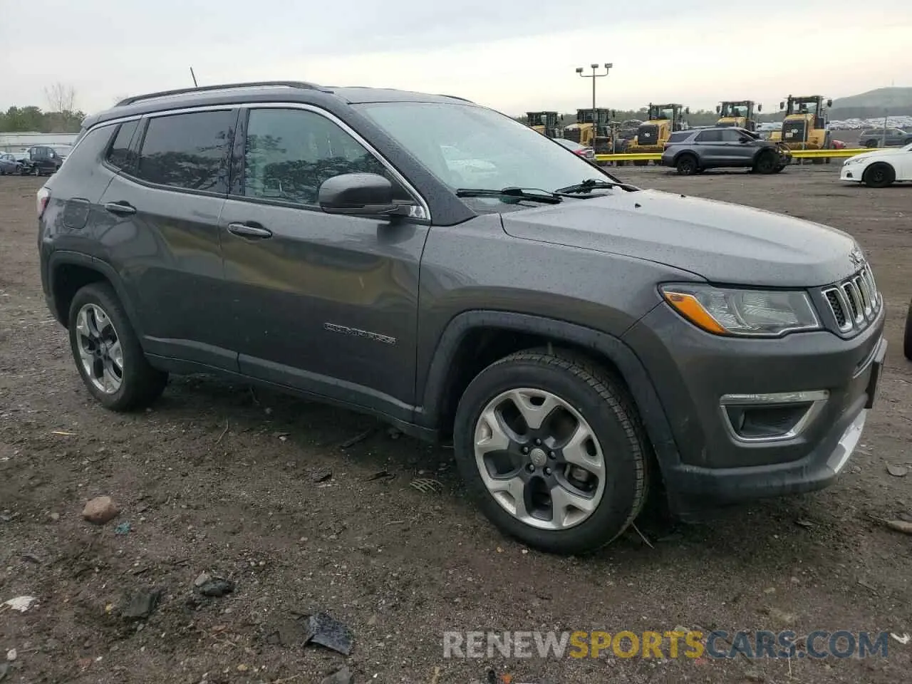 4 fotografías del automóvil dañado 3C4NJDCB6KT653963 JEEP COMPASS 2019