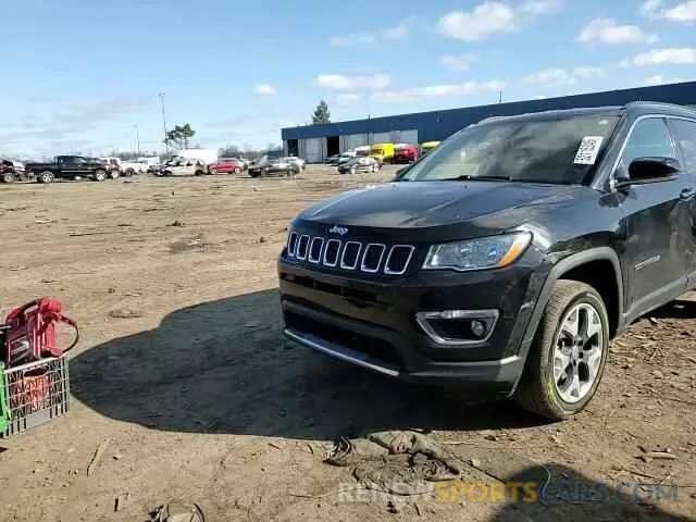 10 fotografías del automóvil dañado 3C4NJDCB6KT742139 JEEP COMPASS 2019
