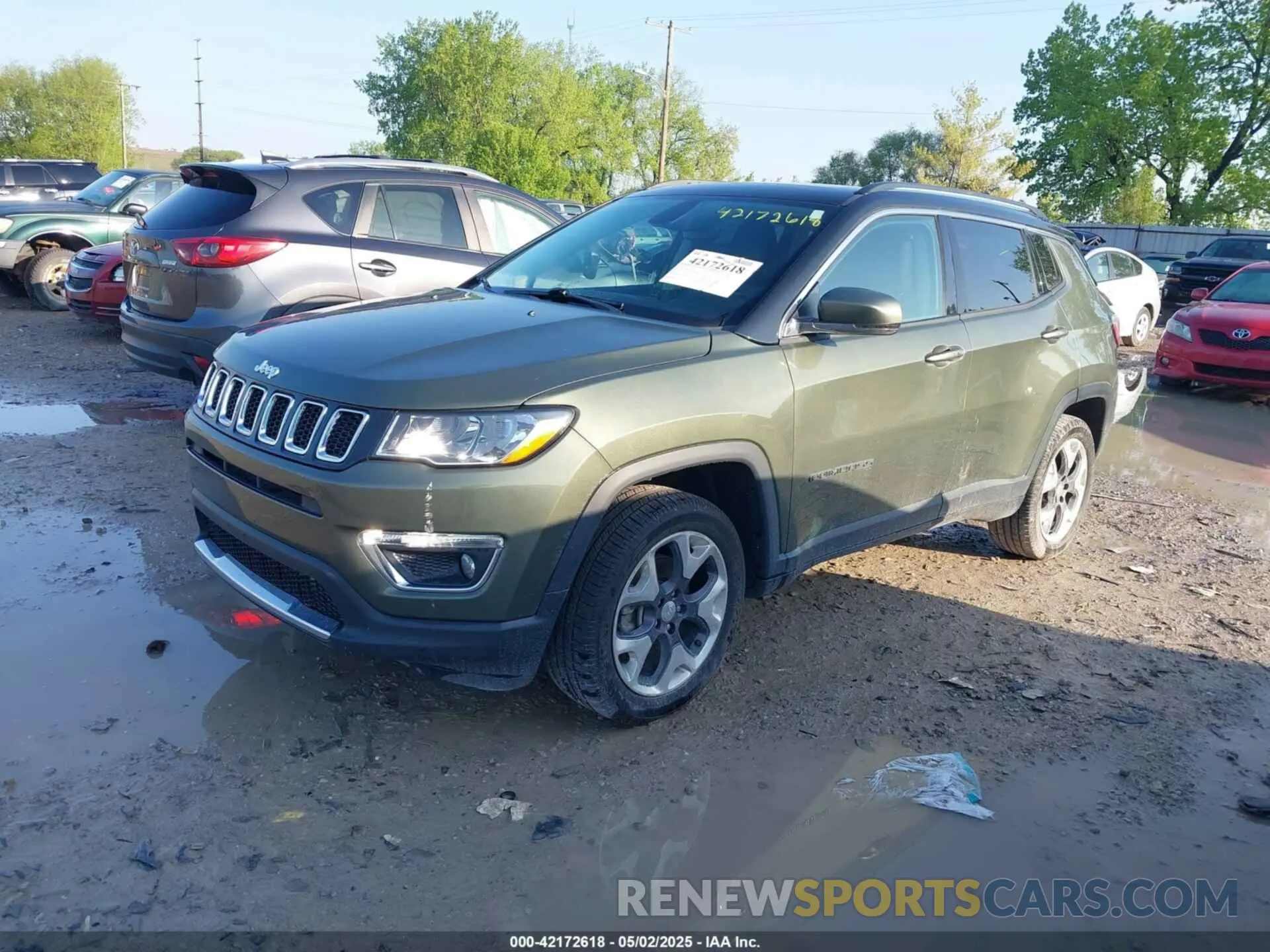 2 fotografías del automóvil dañado 3C4NJDCB7KT646715 JEEP COMPASS 2019