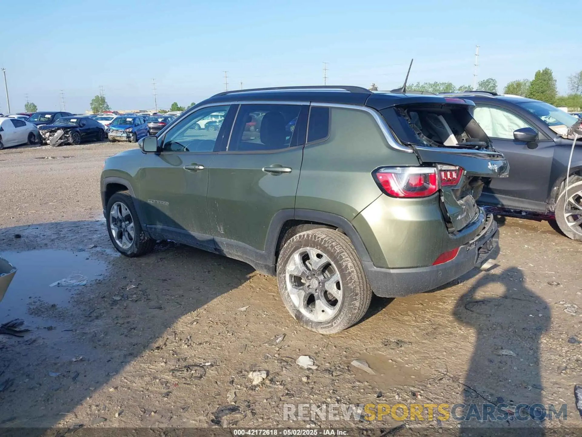 3 fotografías del automóvil dañado 3C4NJDCB7KT646715 JEEP COMPASS 2019