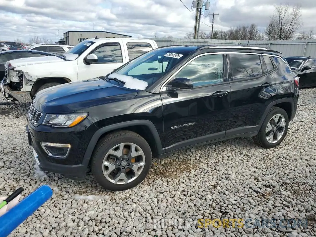 1 fotografías del automóvil dañado 3C4NJDCB7KT742344 JEEP COMPASS 2019