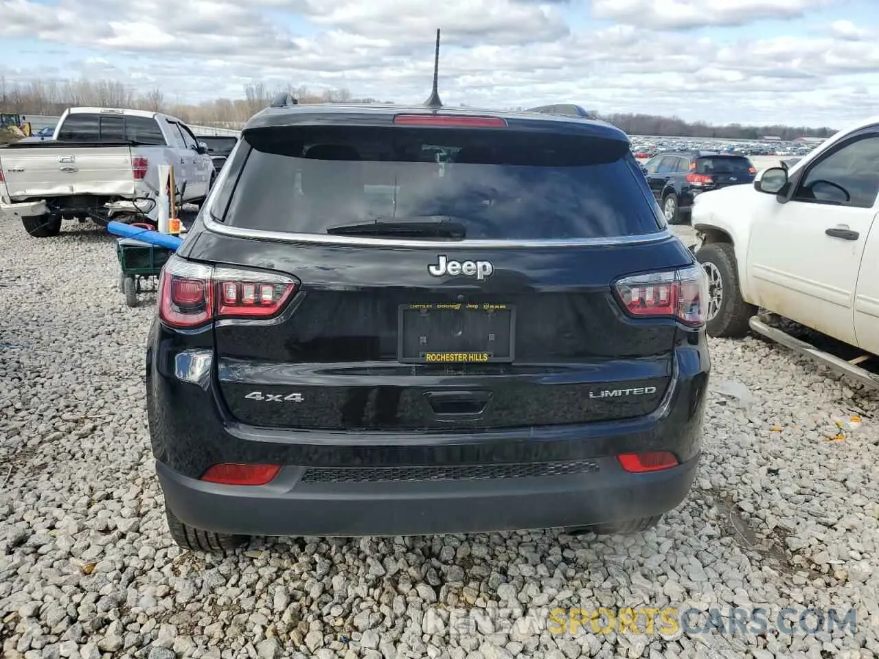 6 fotografías del automóvil dañado 3C4NJDCB7KT742344 JEEP COMPASS 2019