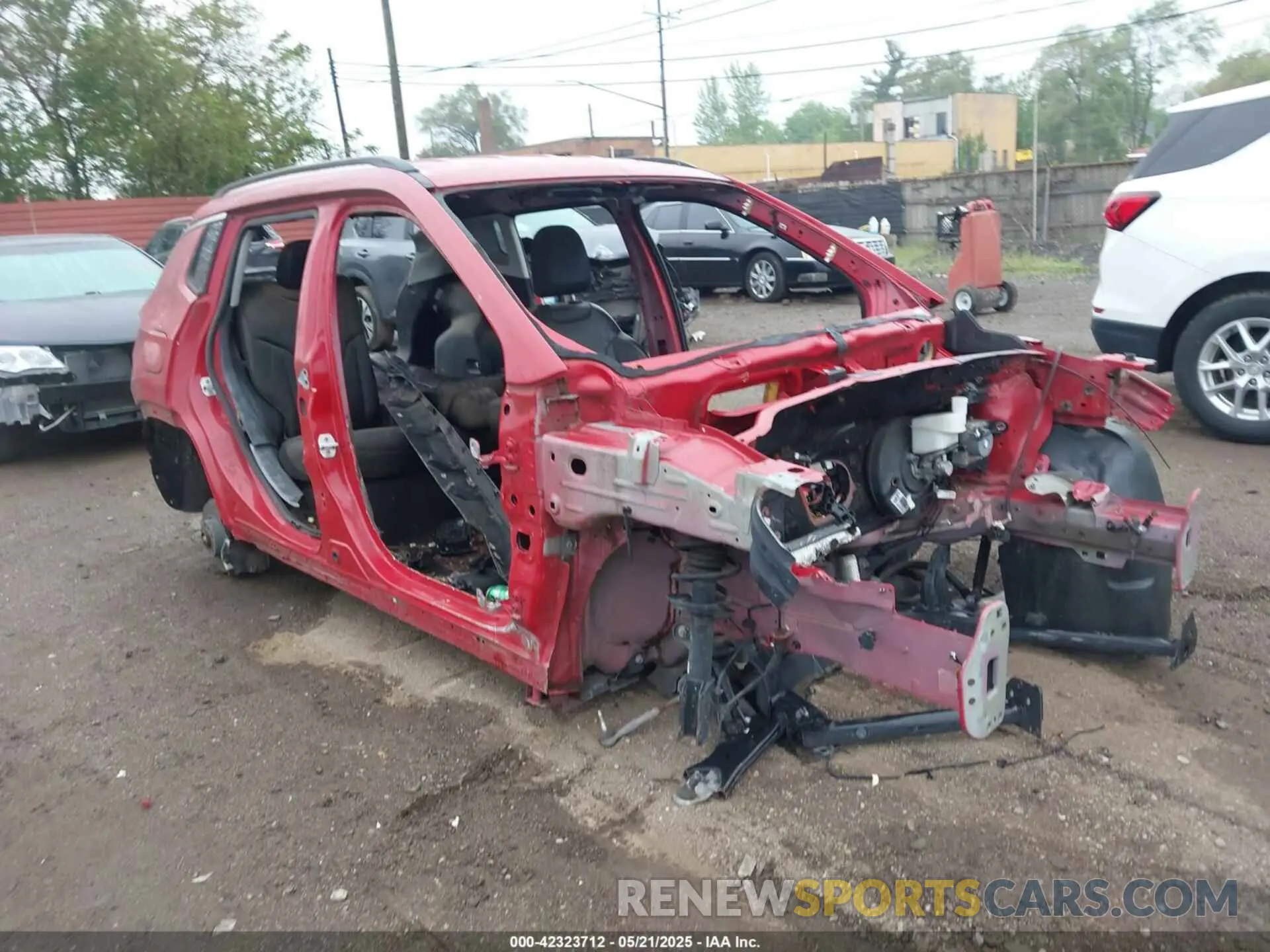 1 fotografías del automóvil dañado 3C4NJDCB7KT791012 JEEP COMPASS 2019