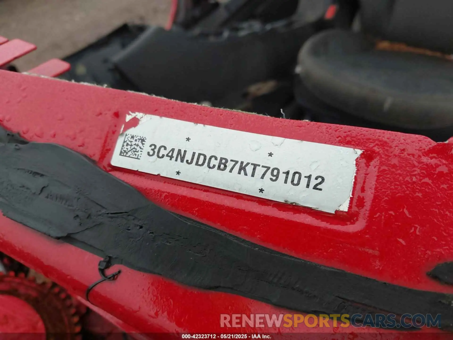 9 fotografías del automóvil dañado 3C4NJDCB7KT791012 JEEP COMPASS 2019