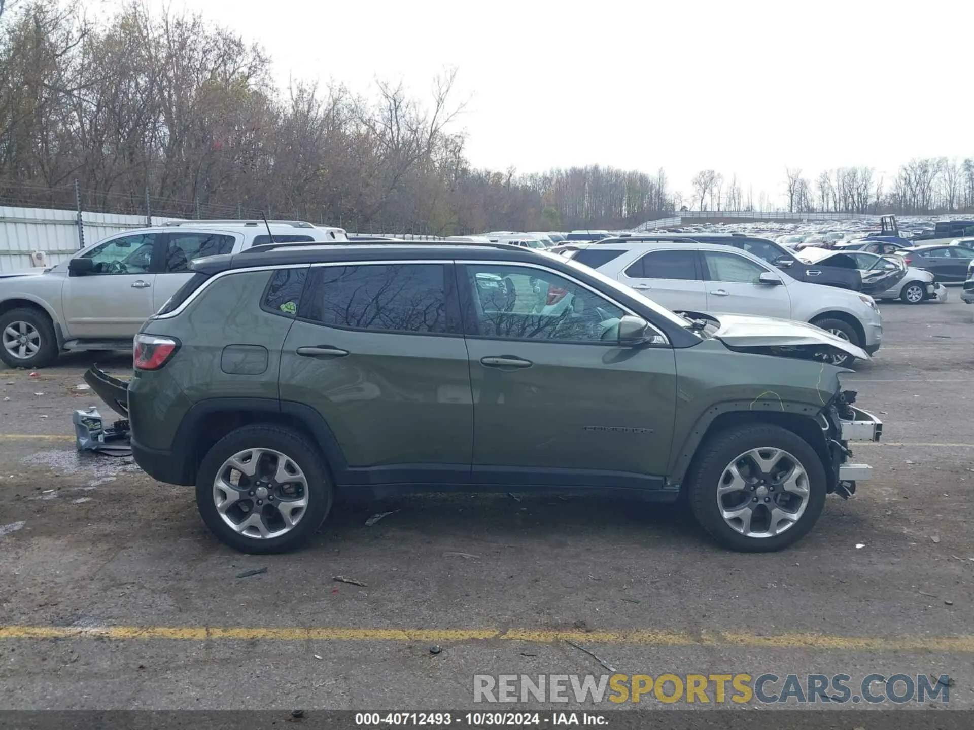 14 fotografías del automóvil dañado 3C4NJDCB7KT843304 JEEP COMPASS 2019