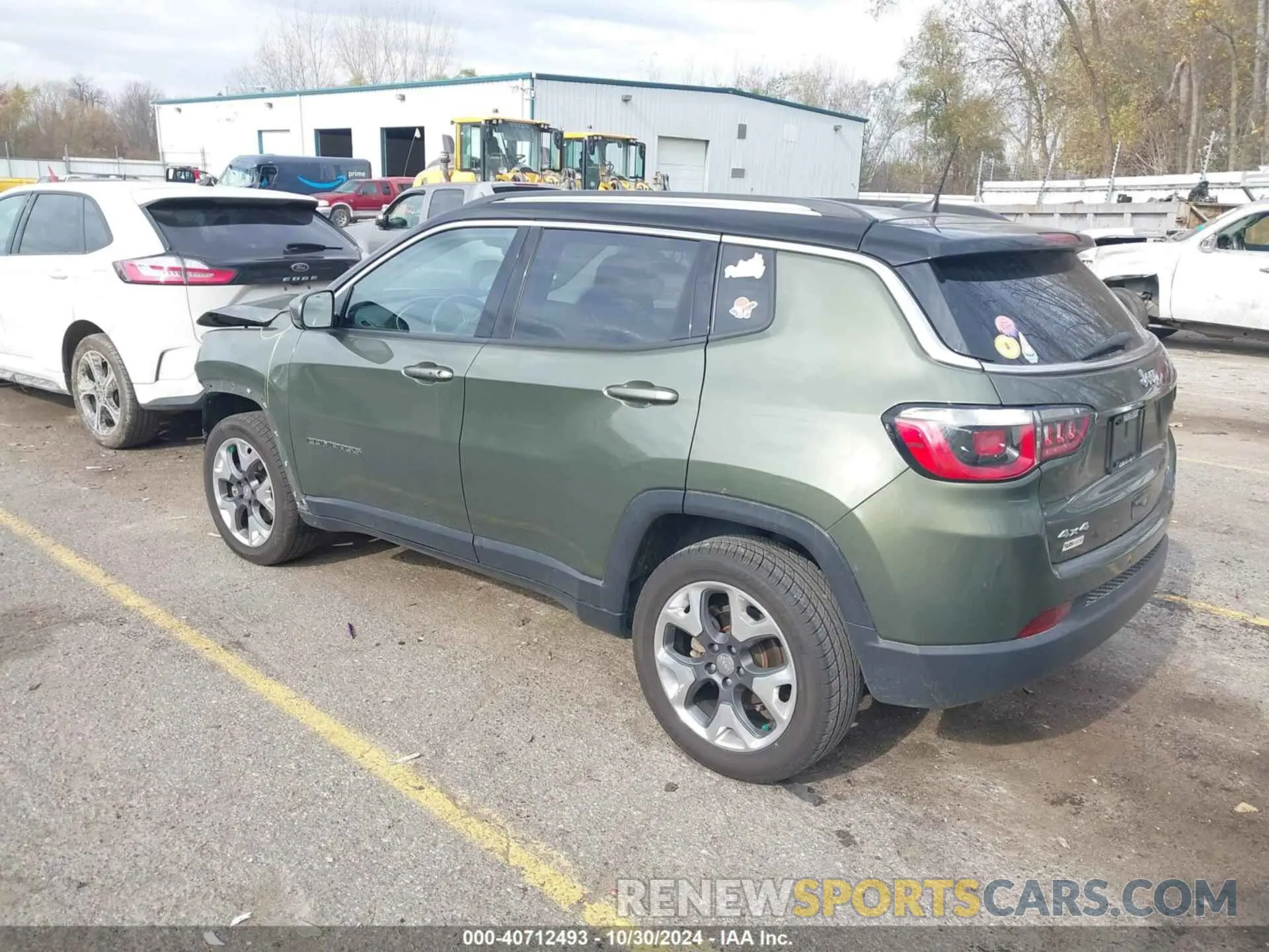 3 fotografías del automóvil dañado 3C4NJDCB7KT843304 JEEP COMPASS 2019