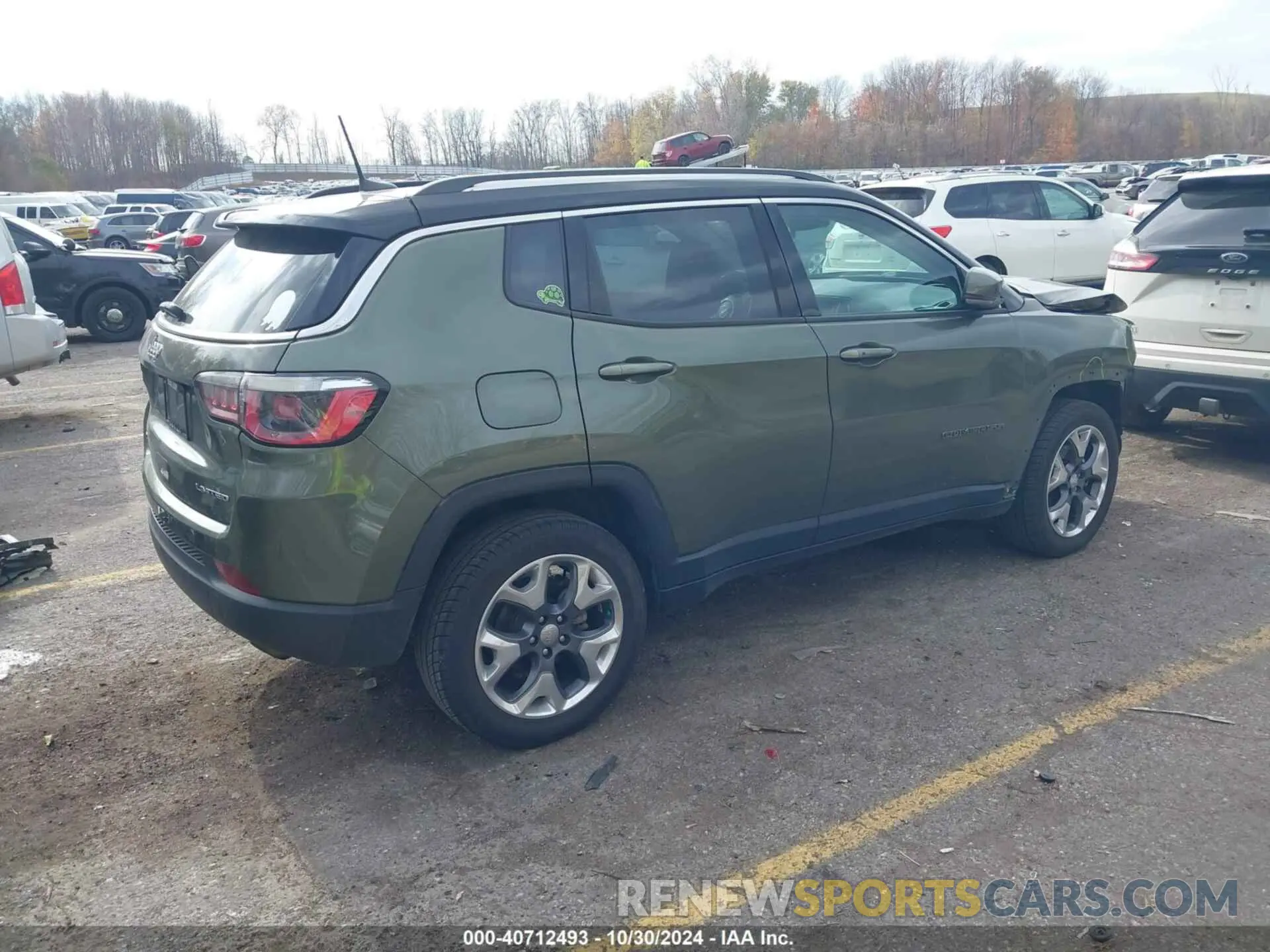 4 fotografías del automóvil dañado 3C4NJDCB7KT843304 JEEP COMPASS 2019