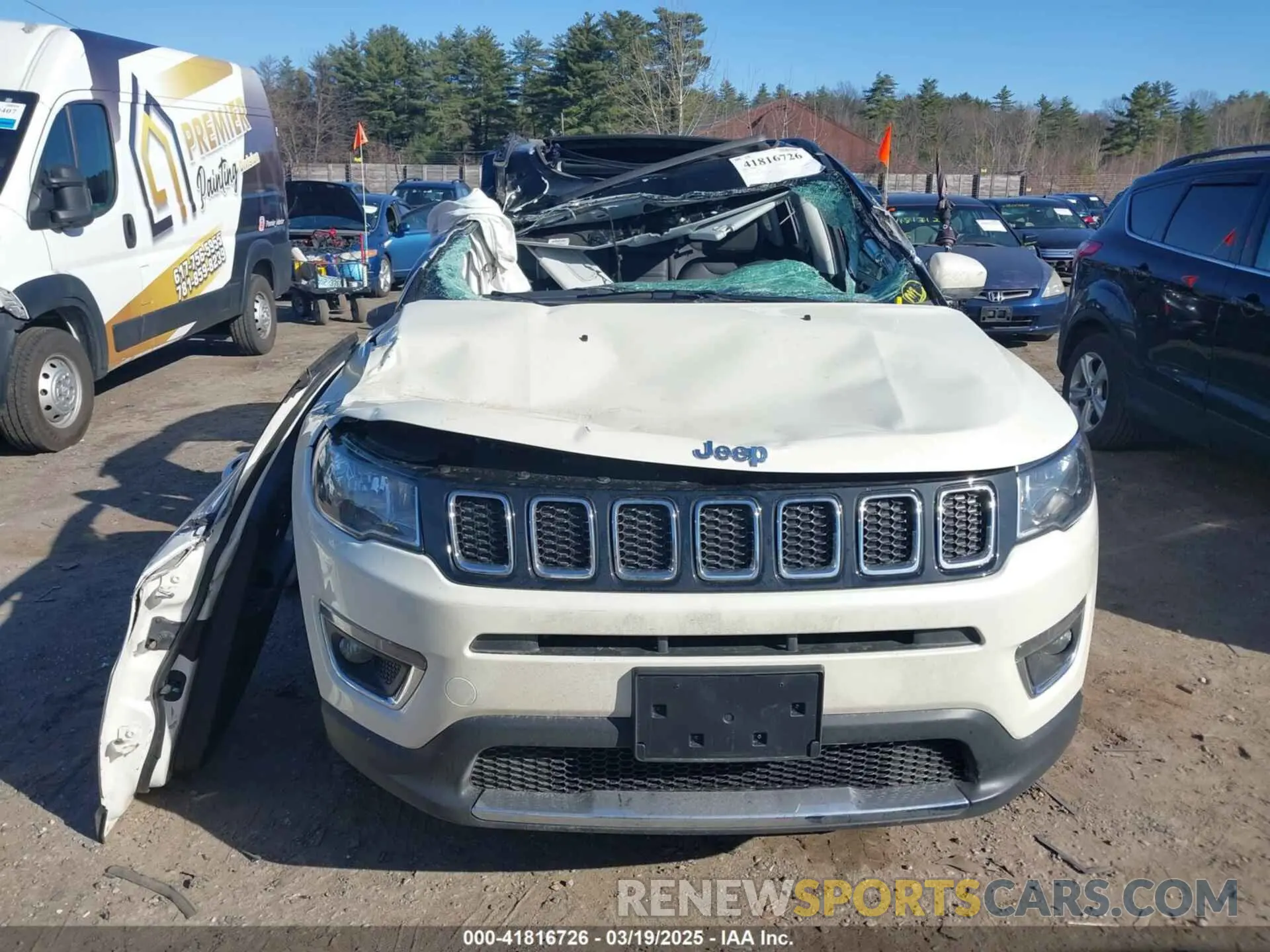12 fotografías del automóvil dañado 3C4NJDCB8KT594382 JEEP COMPASS 2019