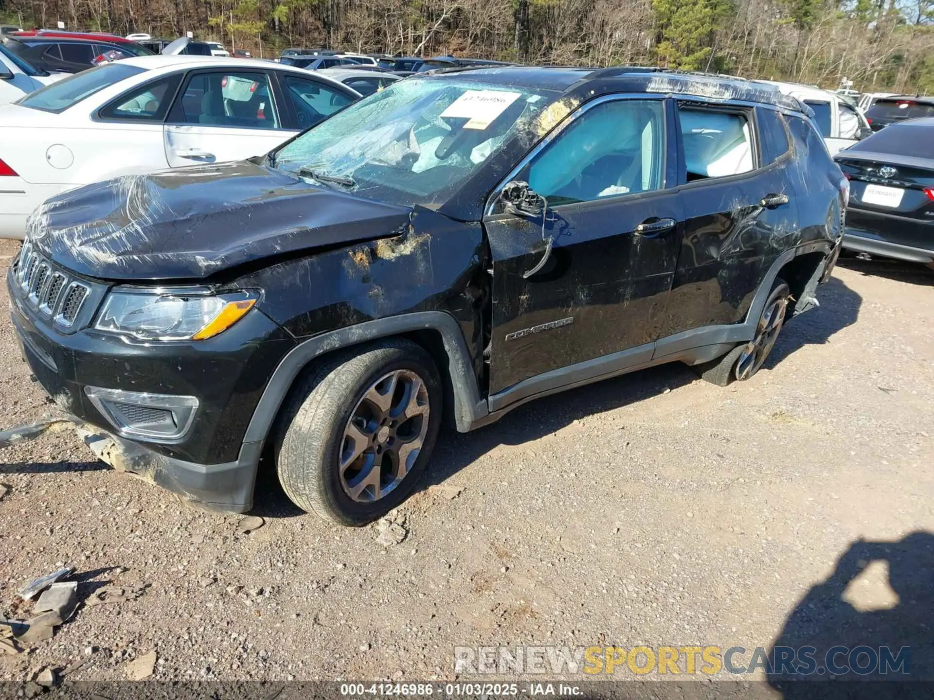 2 fotografías del automóvil dañado 3C4NJDCB8KT650787 JEEP COMPASS 2019