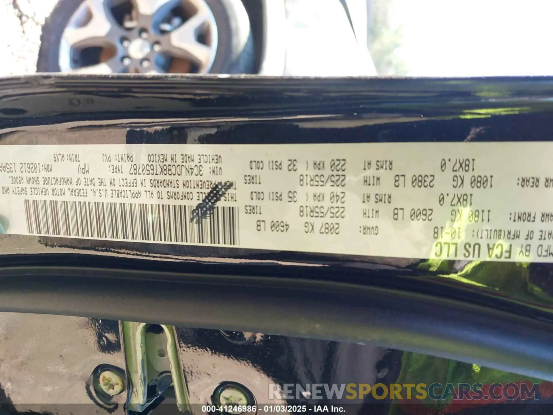9 fotografías del automóvil dañado 3C4NJDCB8KT650787 JEEP COMPASS 2019