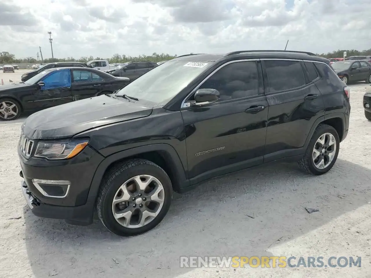 1 fotografías del automóvil dañado 3C4NJDCB8KT661384 JEEP COMPASS 2019