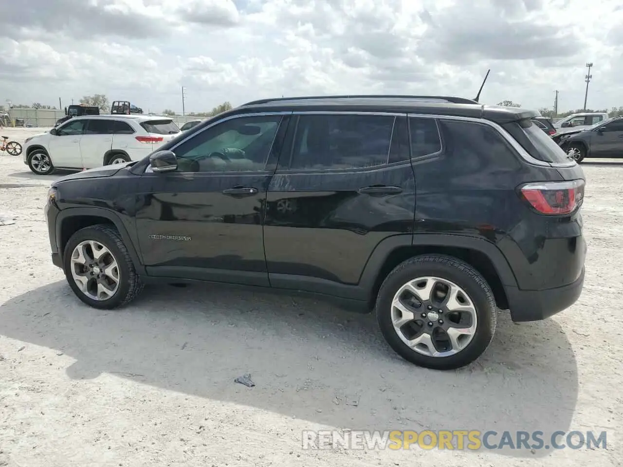 2 fotografías del automóvil dañado 3C4NJDCB8KT661384 JEEP COMPASS 2019