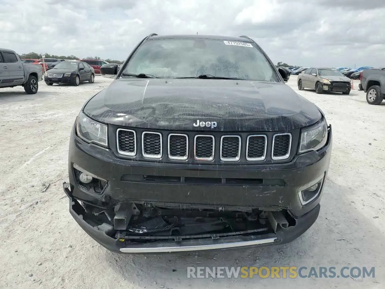 5 fotografías del automóvil dañado 3C4NJDCB8KT661384 JEEP COMPASS 2019