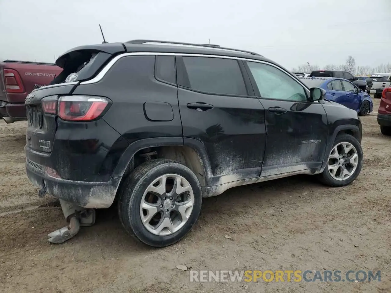 3 fotografías del automóvil dañado 3C4NJDCB8KT672479 JEEP COMPASS 2019