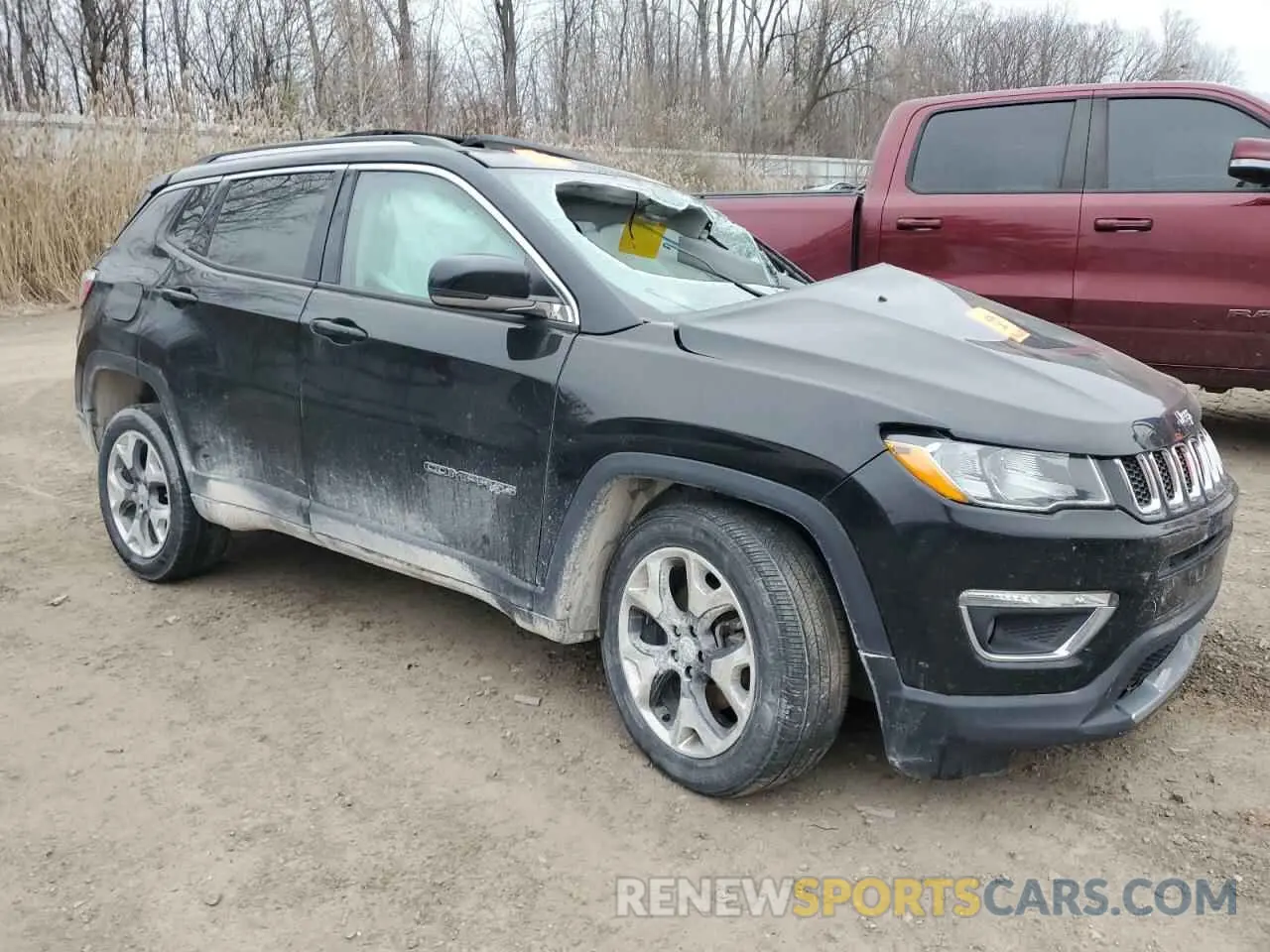 4 fotografías del automóvil dañado 3C4NJDCB8KT672479 JEEP COMPASS 2019