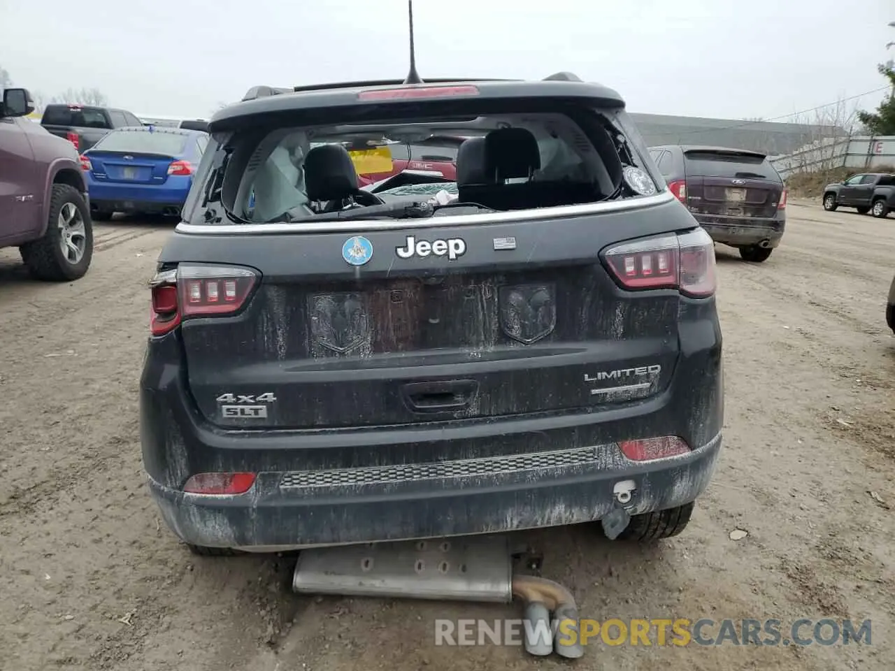 6 fotografías del automóvil dañado 3C4NJDCB8KT672479 JEEP COMPASS 2019