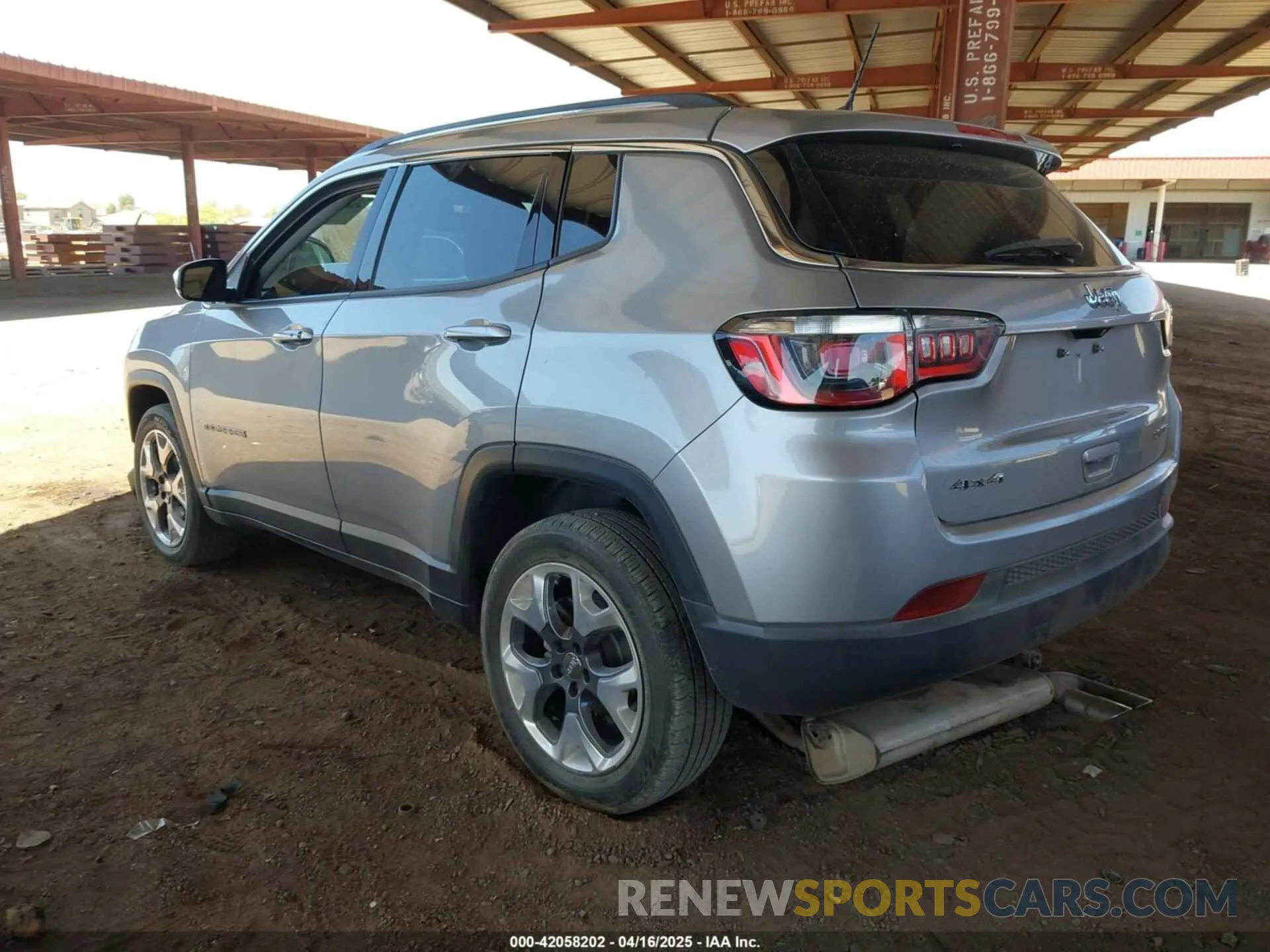 3 fotografías del automóvil dañado 3C4NJDCB8KT791262 JEEP COMPASS 2019