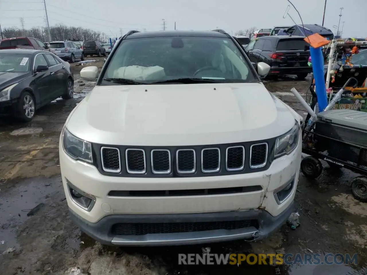 5 fotografías del automóvil dañado 3C4NJDCB9KT741728 JEEP COMPASS 2019