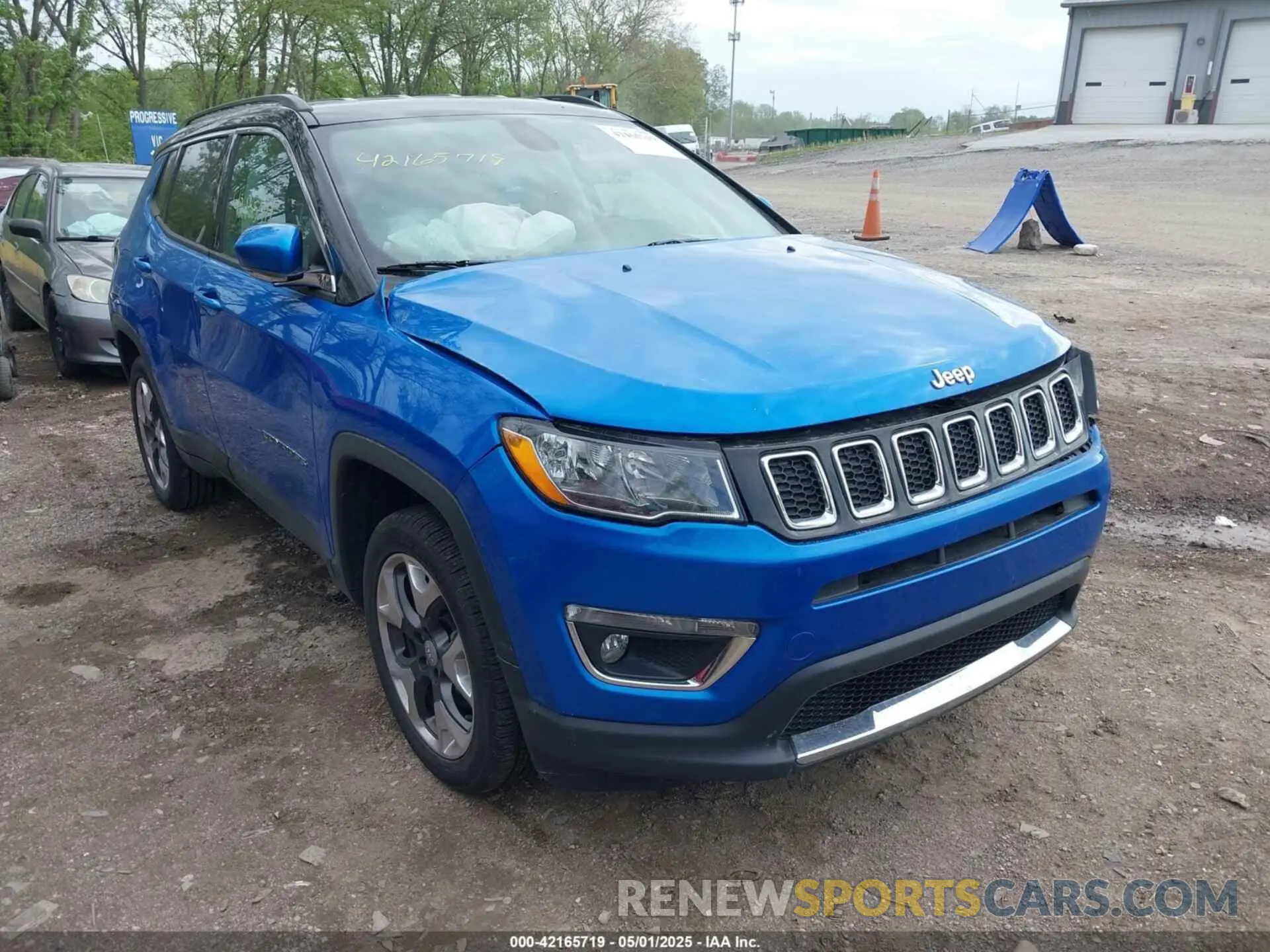 1 fotografías del automóvil dañado 3C4NJDCBXKT647860 JEEP COMPASS 2019